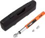 VEVOR Momentsleutel 3/8", 5-50 Nm, ± 2% Nauwkeurigheid, 72 Tanden Ratel, met 1/2" en 1/4" Adapters