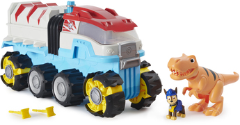 Spin Master PAW Patrol Dino Rescue - Dino Patroller - Gemotoriseerd teamvoertuig met unieke Chase- en T. Rex-figuren