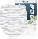 Schütte WC-bril 82584 WHITE WAVE - Duroplast - Soft Close - Wit