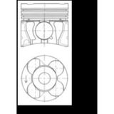 Kolbenschmidt 41071600 zuiger & ringen | Compatibel met: OPEL ASTRA H, ASTRA H Caravan, ASTRA H GTC, ASTRA H Kasten/Kombi, ASTRA H Stufenheck, ASTRA J