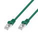 Extralink Câble patch Cat.7 S/FTP 1 m Vert RJ45 Câble réseau Cuivre 20 Gbit/s 600 MHz PoE