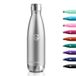 Thermosfles 500 ml, vacuüm drinkfles van roestvrij staal, lekvrij, BPA-vrij, geschikt voor koolzuurhoudende dranken, voor sport, school, universiteit, yoga, sport, fiets, camping, bubbels, gym