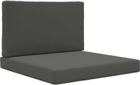 vidaXL Buitenbankkussen Polyester Antraciet 80 x 80 cm