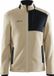 Craft ADV Explore Pile Fleece Jacket M - Ecru/Black - 3XL