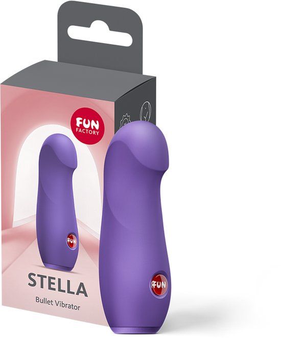 Fun Factory Stella | mini-vibrator voor vrouwen | gerichte G-spot-stimulatie | 12 vibratieprogramma's | reisformaat | IPX7 | werkt op batterijen | Purper