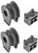NTY Parts Silentblocs de barre stabilisatrice pour 2 pièces OEM 54613-JD04A