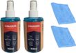 Grundig - Schermreinigingsspray - 2 x 200 ml - Inclusief Reinigingsdoek