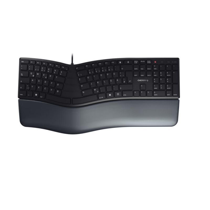 CHERRY KC 4500 ERGO - Ergonomisch toetsenbord - USB - QWERTY Spaans - Zwart