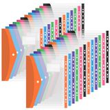 Kunststof hoesjes, A4, 24 stuks