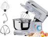 KitchenBrothers Robot pâtissier - Robot pâtissier - 6,2L - Mélangeur avec bol mélangeur - Batteur - Blanc perle