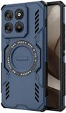 Techsuit ArmorMag Back Cover Blauw Geschikt voor Motorola Edge 70