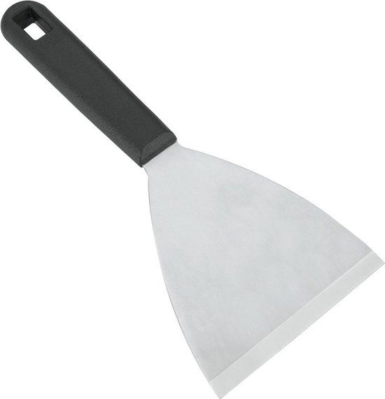 Metaltex Plancha Barbecue Spatel 23,8x10 cm Zwart - RVS