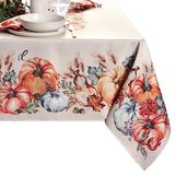 Elrene Home Fashions Botanische oogst pompoen ontworpen tafelkleed, 152,4 x 213,4 cm rechthoek