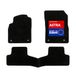 DBS 1765708 Auto vloermatten - op maat - 3-delig - anti-slip - zwart naaldvilt 900 g/m² - velours productie - assortiment Star
