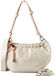 Desigual Half Logo Waver Shoulder Bag Beige Crude crème