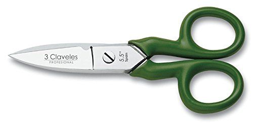 3 CLAVELES 156 Elektrische schaar, isolerend, 5,5 inch, staal, groen