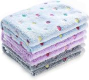 luciphia 1 pak 3 hondendeken, medium, 76 x 52 cm, fleece, polyester, machinewasbaar, voor honden en katten