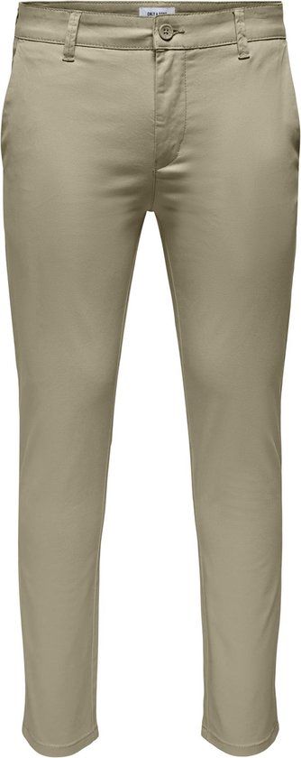 Only & Sons Onsmark Pete Life Slim Chino - Beige - Men's W28/L32