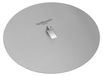 Blind Slice - Plaque en acier inoxydable pour pizza Blind Bake - Fond de pizza plat, bord haut - idéal pour les garnitures sucrées