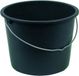Kreuwel plastics Berdal HED100010N - Emmer - Zwart - Rond - 25cm