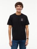 Tommy Hilfiger T-shirt Homme Coton Manches Courtes XS Vert Olive/Rouge/Noir/Blanc Automne/Hiver 2026
