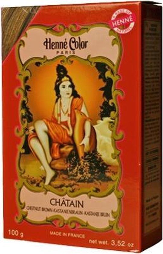 Henne Colour Henne Color Haarverf Poeder Châtain - 100g