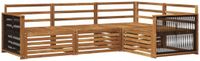 vidaXL - Buiten - bank - set - 4 - st - Naturel - Massief - Acacia - Hout