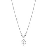 BROSWAY CHAKRA HEART STEEL NECKLACE BHKN074