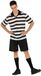 FIESTAS GUIRCA Herenkostuum voor heren, gothic gezinskostuum voor kinderen, inclusief T-shirt en shorts in zwart en wit, Halloween-kostuums voor heren, maat M