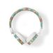 Nedis HPWD4100WT Headset Bedraad Hoofdband Oproepen/muziek Meerkleurig