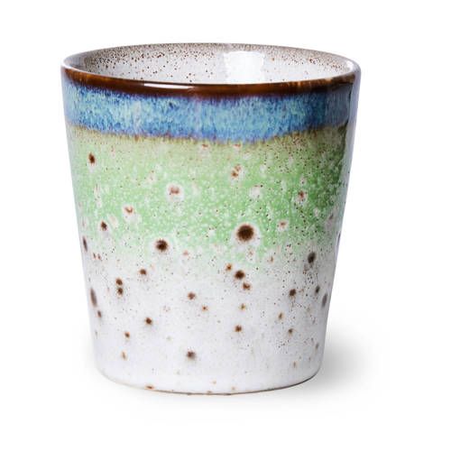 HK Living koffiekopje 70's (Ø7,5 cm) (180 ml) - Multi