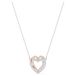 Swarovski Swarovski Infinity ketting, Hart, Wit, Gemengde metaalafwerking