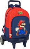 Super Mario Schoolrugzak Trick Rood Donkerblauw