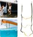 Ladder voor rubberboot - Opvouwbare hangende ladder - Fluorescerend groen - 3 trappen