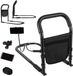 OEM WILLGAIN Bedbeugel Senioren - Opstahulp Bed in Hoogte Verstelbaar (45-62cm) - Met Riem & Telefoonhouder - Zwart