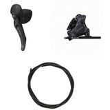 Shimano GRX ST-RX610/BR-RX410 schijfrem, zwart, één maat