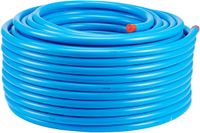 VEVOR Luchtcompressorlijnset, 300 ft x 3/4 inch, HDPE-aluminium persluchtleidingsysteem, lekvrij, drukbestendig en eenvoudig te installeren, persluchtleidingset voor garages, werkplaatsen, blauw