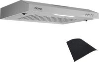 CIARRA CBCS6903 - 60cm Onderbouw Afzuigkap RVS – inclusief koolstoffilter - 220m3