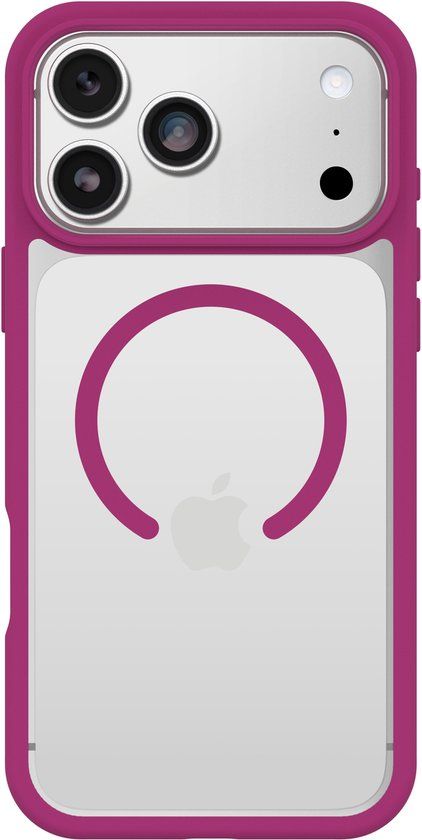 OtterBox React MagSafe Hoesje voor iPhone 17 Pro Max - Transparant/Roze