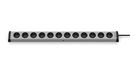 Ehmann 0200x00122303 stekkerdoos universeel 12-voudig, 3 m voedingskabel