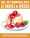 51 Snacks und Speisen Fine-Art Bistro Malbuch