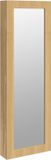 vidaXL Sieradenkast met spiegel wandgemonteerd 30x8,5x90 cm wit