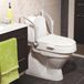 Cloo rehausseur de toilette avec accoudoirs blanc