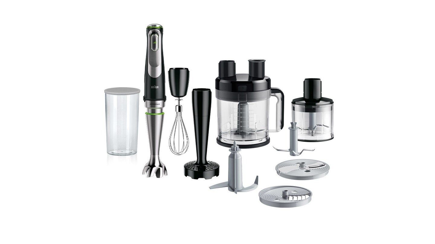 Braun MultiQuick 9 MQ9187XLI Staafmixer - 1200W - Zwart/RVS