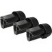 Vhbw 3x Batterie Compatible Avec Makita Radio De Chantier Bmr104, Dmr102, Bmr105, Dmr103b, Dmr103 Outil Électrique (2000 mAh, Li-ion, 10,8 V)