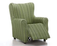 Martina Home Mejico stoelovertrek, groen, relax, compleet van 70 tot 90 cm breed