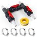 Bypass set pompe à chaleur piscine - Ø 50 mm - Avec tuyaux et adaptateurs 32 mm et 38 mm - PVC