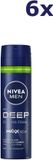 Nivea 6x Scheerschuim Men - Deep 200 ml