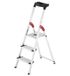 Hailo - Échelle professionnelle 3 marches XXL Alu Ht d'accès 235 cm - Profistep XXL