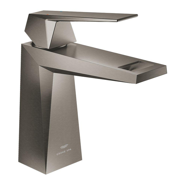 Grohe Grohe Allure brilliant wastafelmengkraan gladde body hard graphite geb. 24342al0